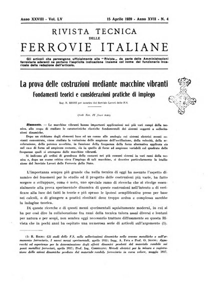 Rivista tecnica delle ferrovie italiane