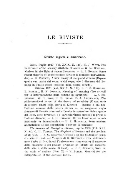 Rivista trimestrale di studi filosofici e religiosi