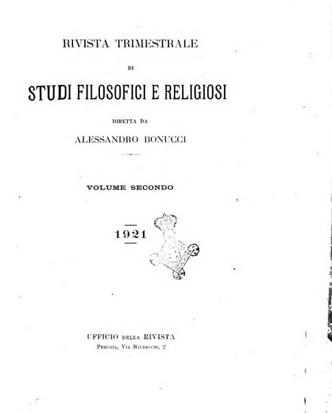 Rivista trimestrale di studi filosofici e religiosi