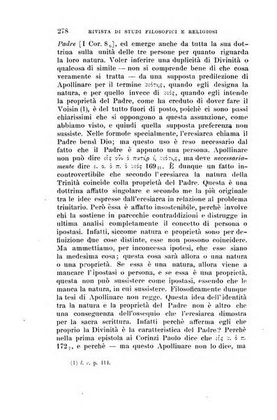 Rivista trimestrale di studi filosofici e religiosi