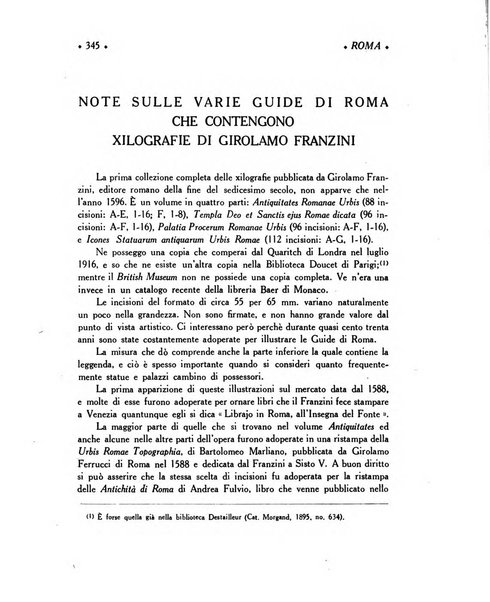 Roma rivista di studi e di vita romana