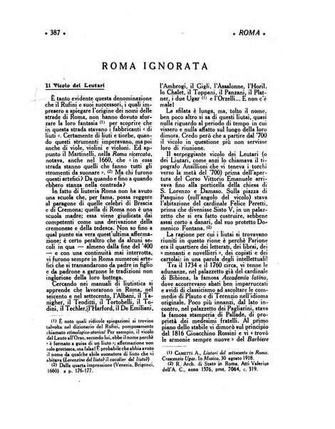 Roma rivista di studi e di vita romana