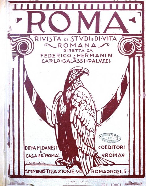 Roma rivista di studi e di vita romana