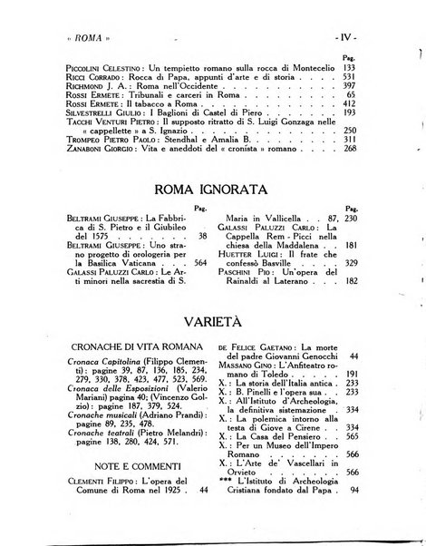 Roma rivista di studi e di vita romana