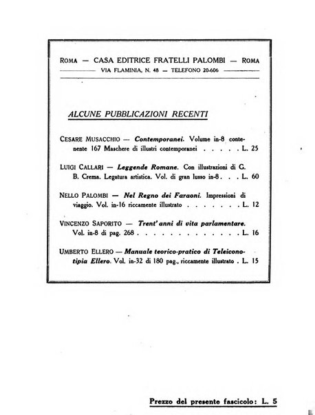 Roma rivista di studi e di vita romana