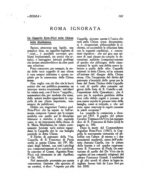 Roma rivista di studi e di vita romana