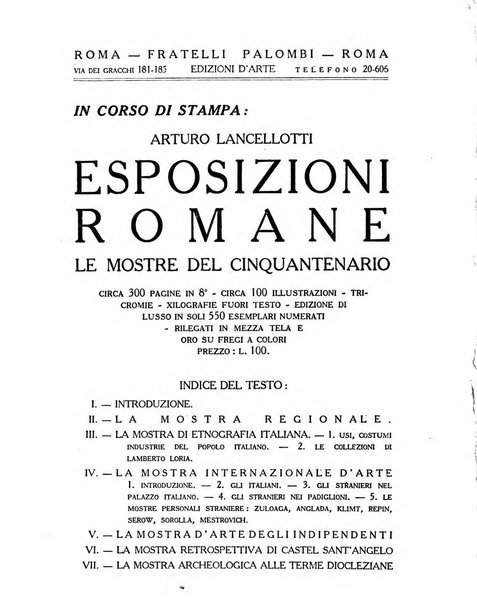 Roma rivista di studi e di vita romana