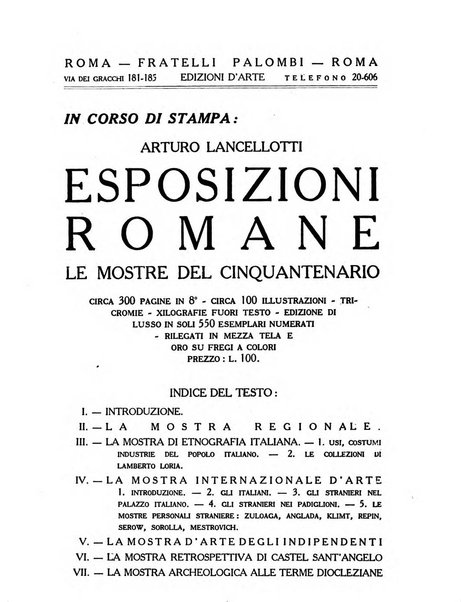 Roma rivista di studi e di vita romana