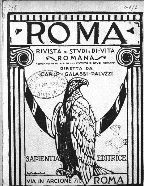 Roma rivista di studi e di vita romana