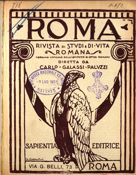 Roma rivista di studi e di vita romana