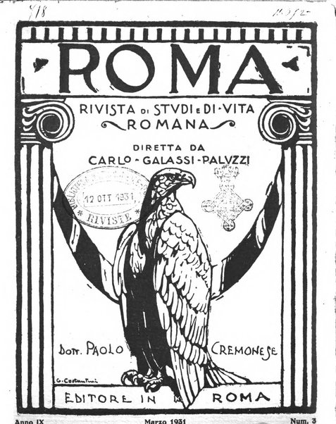 Roma rivista di studi e di vita romana