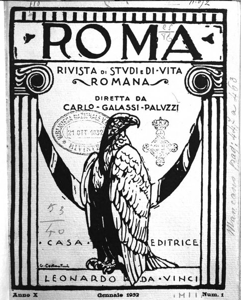 Roma rivista di studi e di vita romana