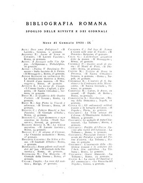 Roma rivista di studi e di vita romana