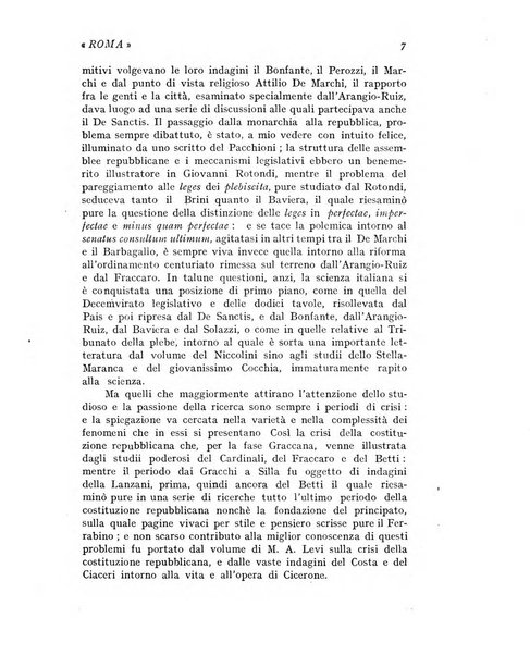Roma rivista di studi e di vita romana