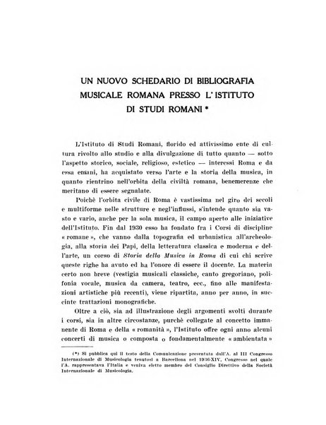 Roma rivista di studi e di vita romana