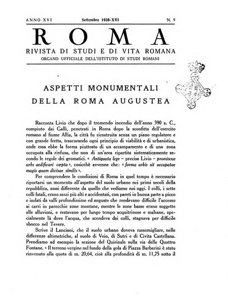 Roma rivista di studi e di vita romana