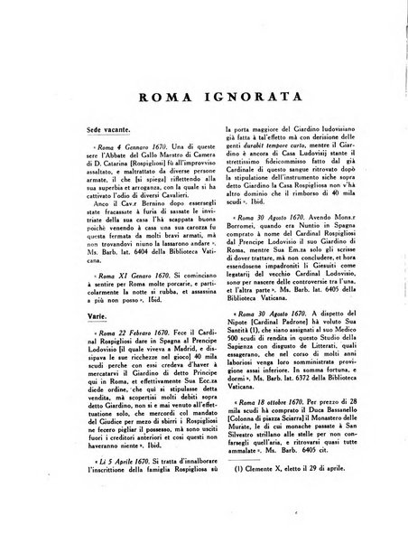 Roma rivista di studi e di vita romana