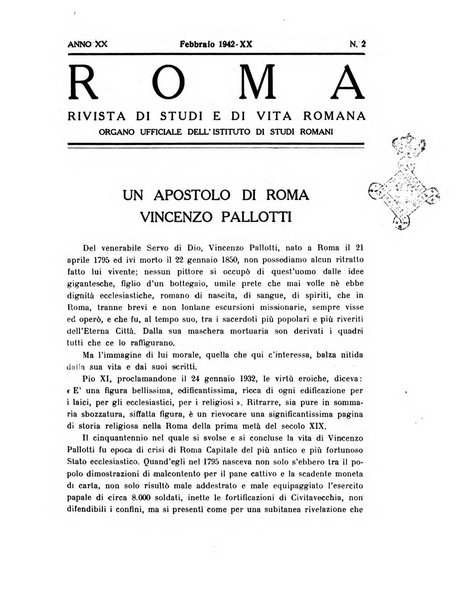 Roma rivista di studi e di vita romana