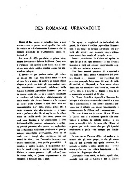 Roma rivista di studi e di vita romana