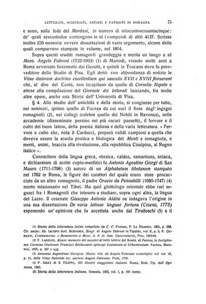 La Romagna rivista mensile di storia e di lettere diretta da Gaetano Gasperoni e da Luigi Orsini