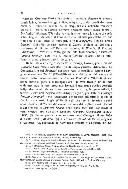 La Romagna rivista mensile di storia e di lettere diretta da Gaetano Gasperoni e da Luigi Orsini