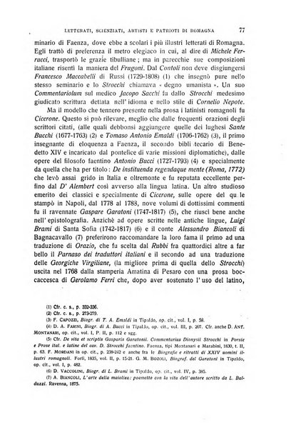 La Romagna rivista mensile di storia e di lettere diretta da Gaetano Gasperoni e da Luigi Orsini