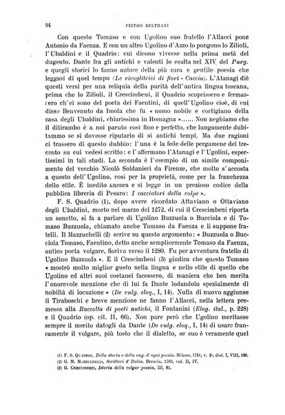 La Romagna rivista mensile di storia e di lettere diretta da Gaetano Gasperoni e da Luigi Orsini