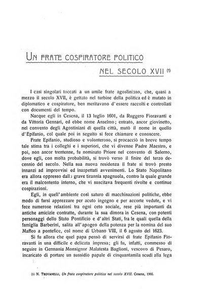 La Romagna rivista mensile di storia e di lettere diretta da Gaetano Gasperoni e da Luigi Orsini