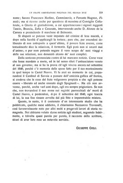 La Romagna rivista mensile di storia e di lettere diretta da Gaetano Gasperoni e da Luigi Orsini