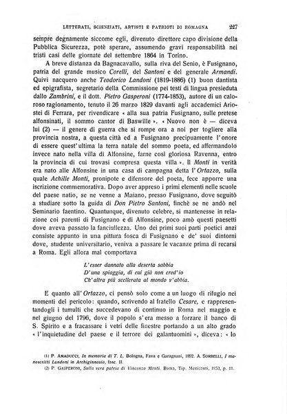 La Romagna rivista mensile di storia e di lettere diretta da Gaetano Gasperoni e da Luigi Orsini