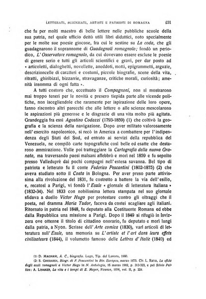 La Romagna rivista mensile di storia e di lettere diretta da Gaetano Gasperoni e da Luigi Orsini