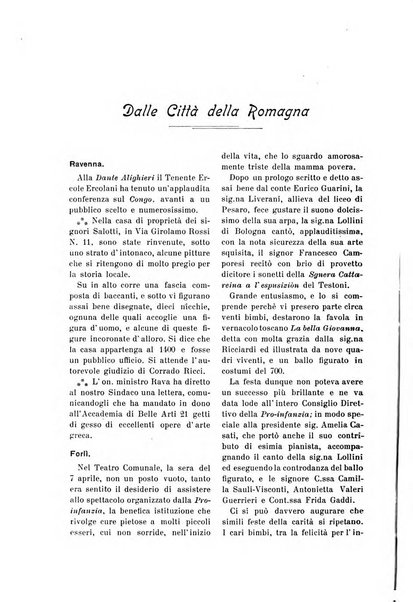 La Romagna rivista mensile di storia e di lettere diretta da Gaetano Gasperoni e da Luigi Orsini