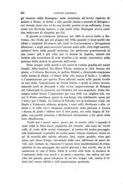 La Romagna rivista mensile di storia e di lettere diretta da Gaetano Gasperoni e da Luigi Orsini