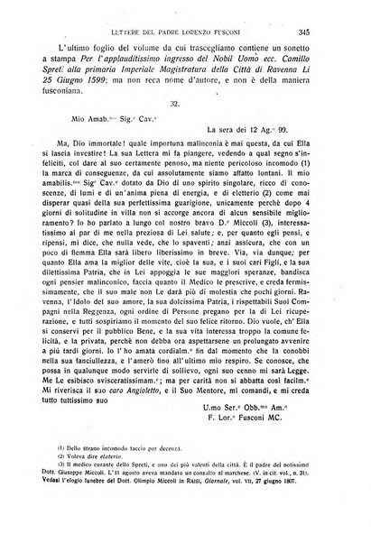 La Romagna rivista mensile di storia e di lettere diretta da Gaetano Gasperoni e da Luigi Orsini