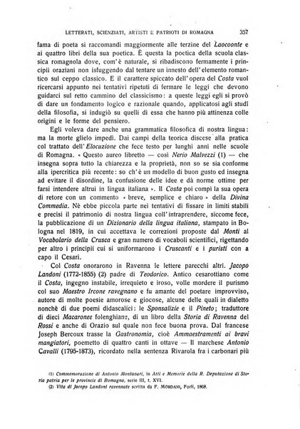 La Romagna rivista mensile di storia e di lettere diretta da Gaetano Gasperoni e da Luigi Orsini