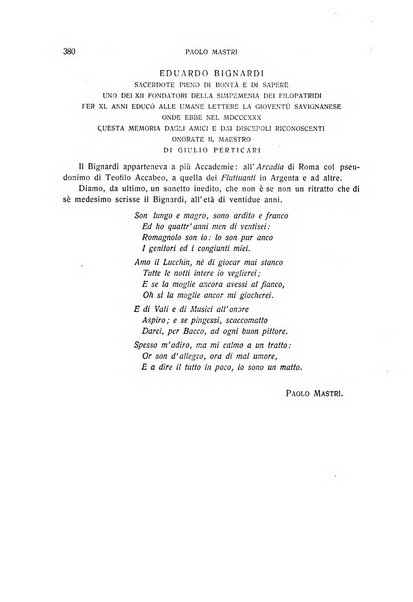 La Romagna rivista mensile di storia e di lettere diretta da Gaetano Gasperoni e da Luigi Orsini