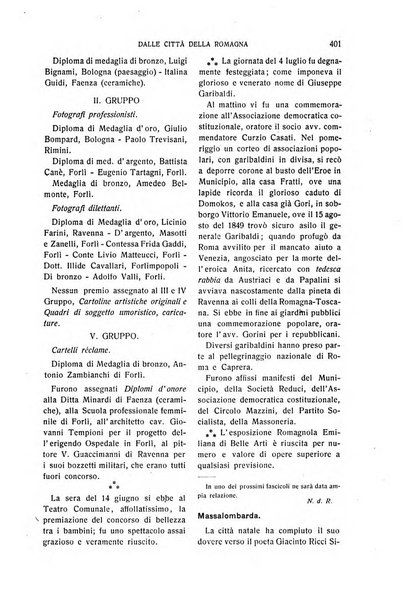 La Romagna rivista mensile di storia e di lettere diretta da Gaetano Gasperoni e da Luigi Orsini