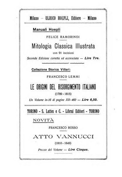 La Romagna rivista mensile di storia e di lettere diretta da Gaetano Gasperoni e da Luigi Orsini