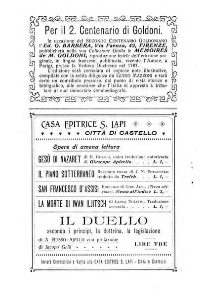 La Romagna rivista mensile di storia e di lettere diretta da Gaetano Gasperoni e da Luigi Orsini