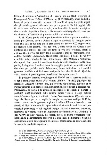 La Romagna rivista mensile di storia e di lettere diretta da Gaetano Gasperoni e da Luigi Orsini