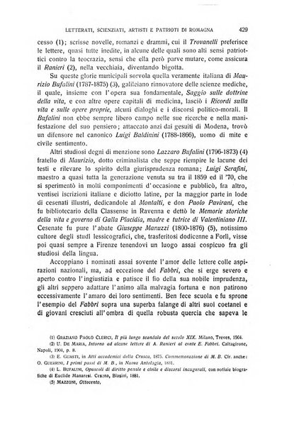 La Romagna rivista mensile di storia e di lettere diretta da Gaetano Gasperoni e da Luigi Orsini