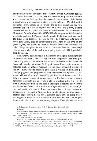 La Romagna rivista mensile di storia e di lettere diretta da Gaetano Gasperoni e da Luigi Orsini