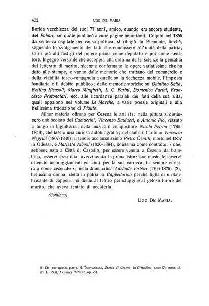 La Romagna rivista mensile di storia e di lettere diretta da Gaetano Gasperoni e da Luigi Orsini