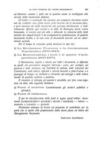 La Romagna rivista mensile di storia e di lettere diretta da Gaetano Gasperoni e da Luigi Orsini