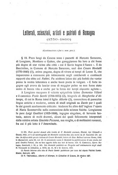 La Romagna rivista mensile di storia e di lettere diretta da Gaetano Gasperoni e da Luigi Orsini