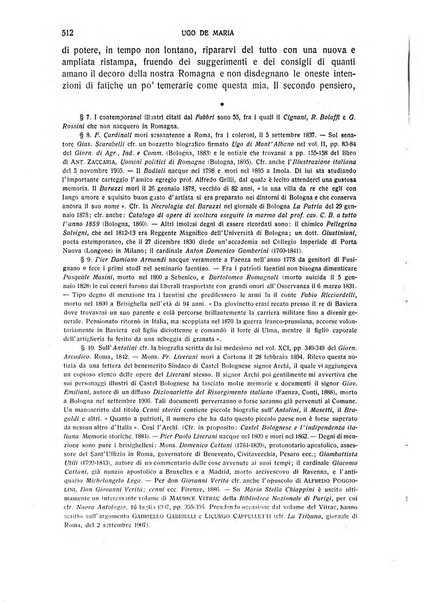 La Romagna rivista mensile di storia e di lettere diretta da Gaetano Gasperoni e da Luigi Orsini