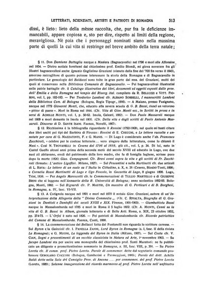 La Romagna rivista mensile di storia e di lettere diretta da Gaetano Gasperoni e da Luigi Orsini