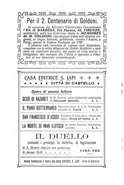 La Romagna rivista mensile di storia e di lettere diretta da Gaetano Gasperoni e da Luigi Orsini