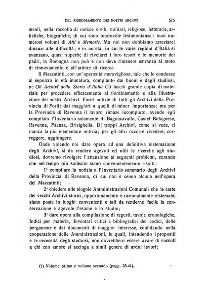 La Romagna rivista mensile di storia e di lettere diretta da Gaetano Gasperoni e da Luigi Orsini