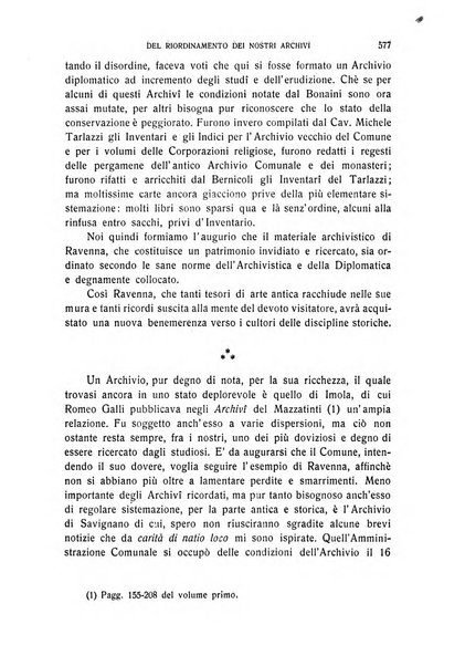 La Romagna rivista mensile di storia e di lettere diretta da Gaetano Gasperoni e da Luigi Orsini